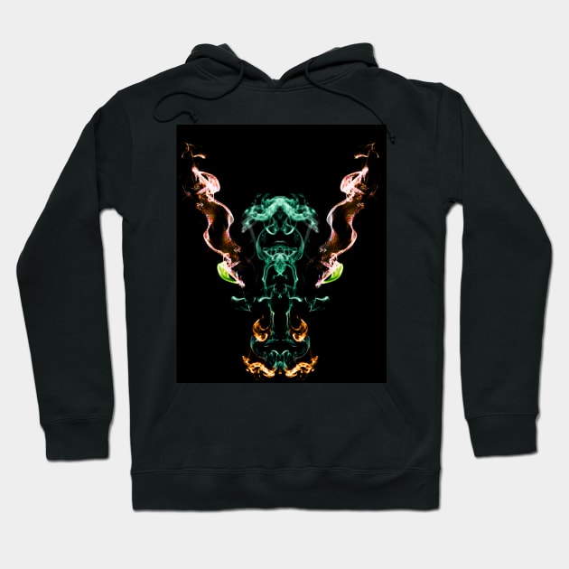 Abstract smoke trail creation of a mystical horse Hoodie by AvonPerception